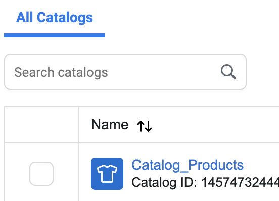 Facebook Catalog产品目录单个