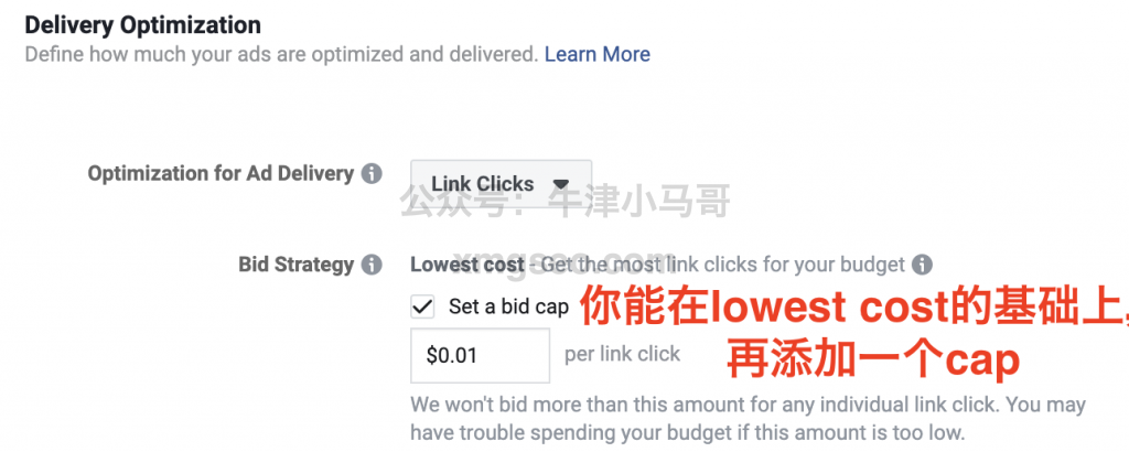 Facebook广告优化-限制每次点击最高出价