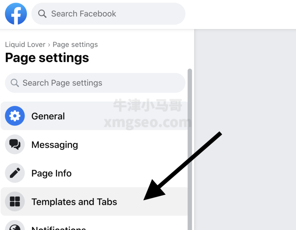 修改facebook page的模版