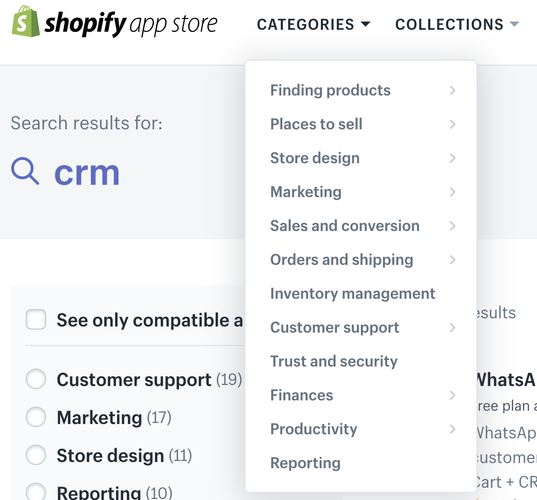 Shopify插件分类